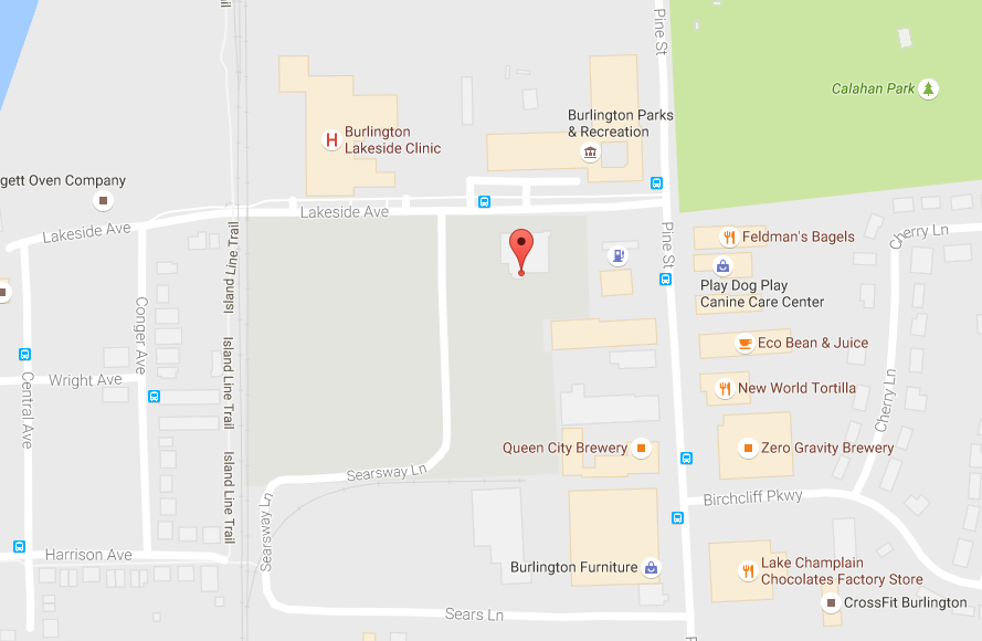 Logo for Google Maps Screenshot One Pin - The Leahy Center for Digital Forensics & Cybersecurity