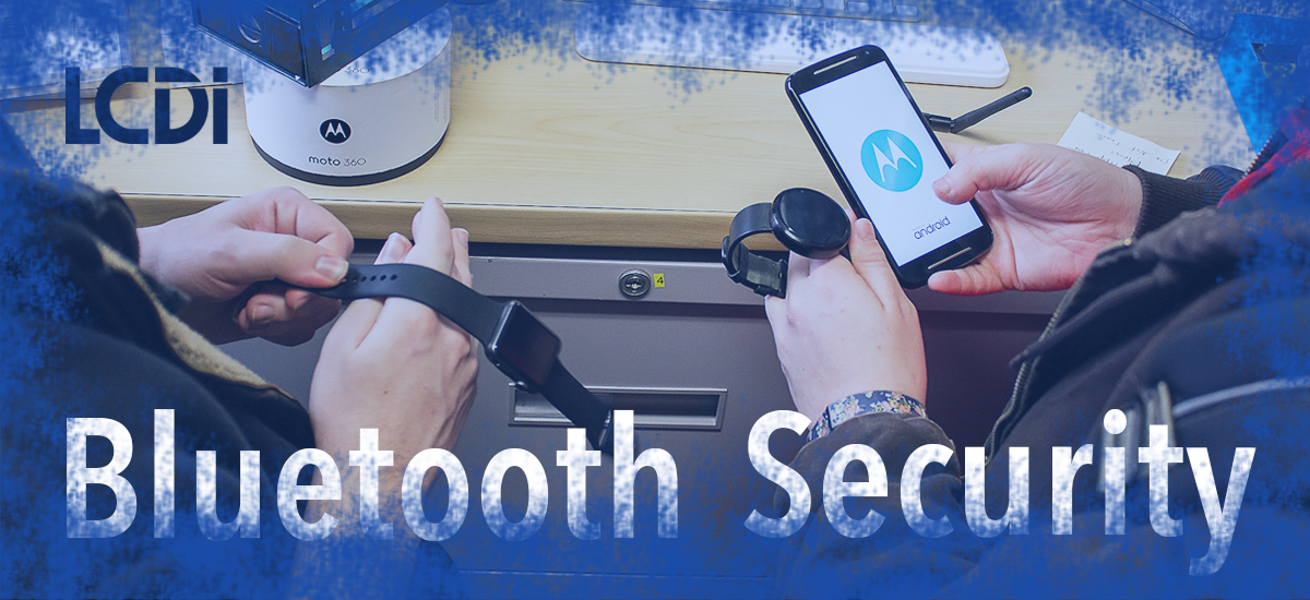 Logo for Bluetooth Security Blog 1FINAL (2) - The Leahy Center for Digital Forensics & Cybersecurity