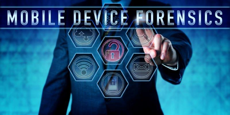 Logo for Mobile Device Forensics - The Leahy Center for Digital Forensics & Cybersecurity