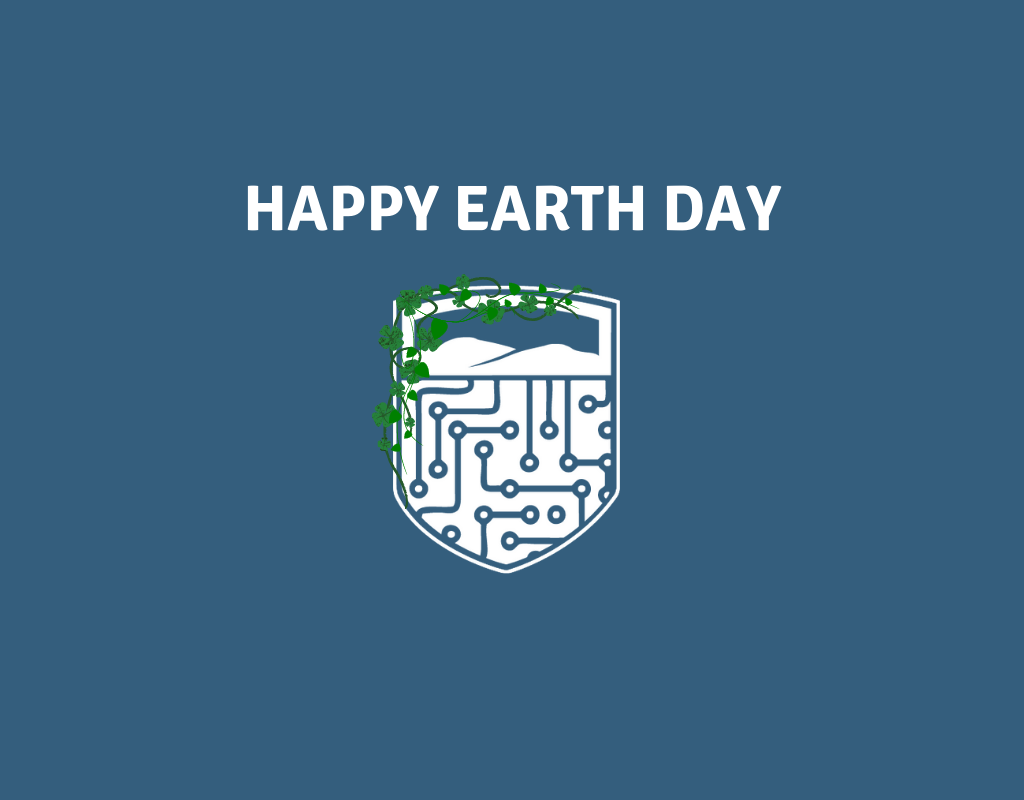 Logo for Happy Earth day (3) - The Leahy Center for Digital Forensics & Cybersecurity